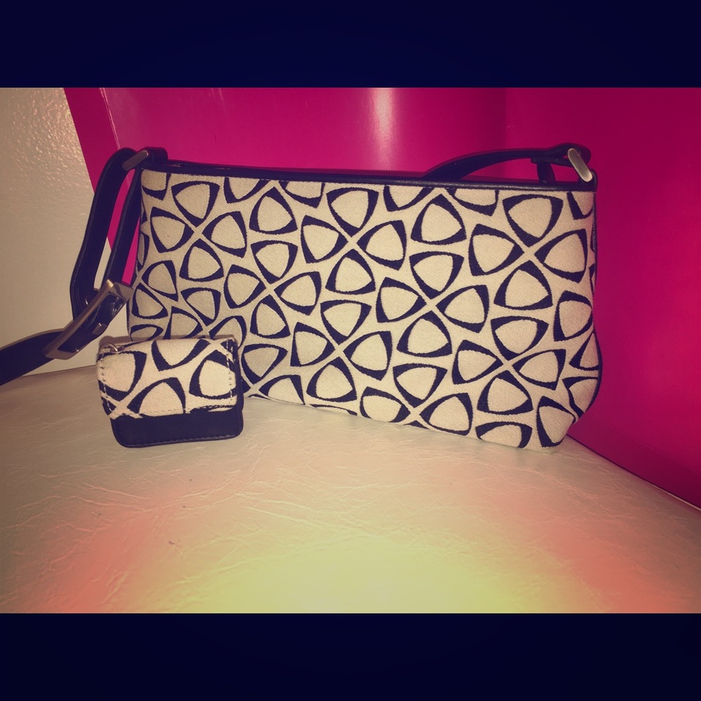 Great like new Liz Claiborne purse with change pur